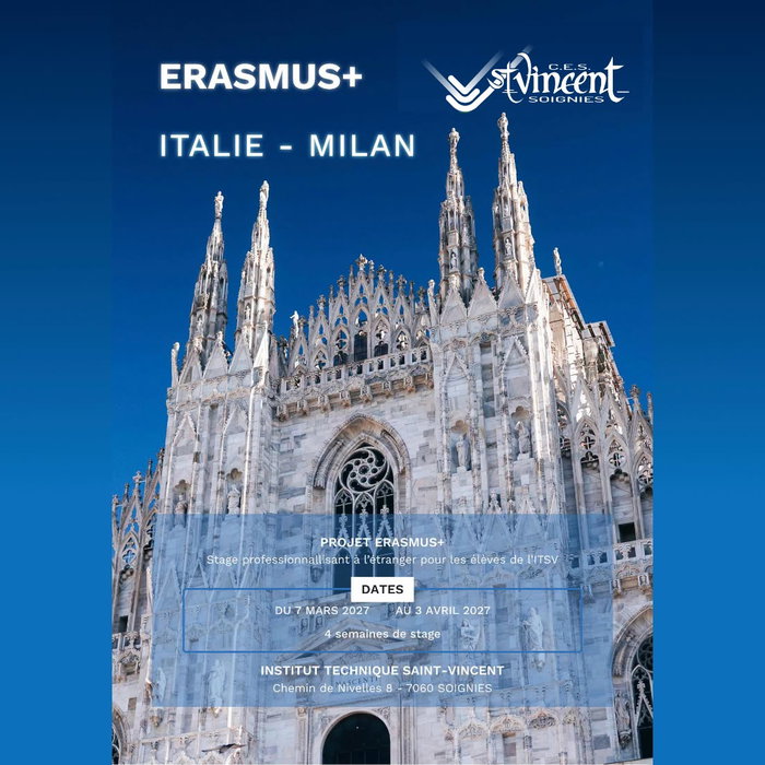 🇮🇹✨ ERASMUS+ : PROCHAIN ARRÊT… MILAN ! 🚆✈️ Et si cette année, l’aventure prenait des airs d’Italie ? 🇮🇹 🏙️ Milan, c’est une nouvelle vill…